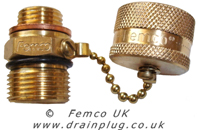 Femco Drain Plug with Chain